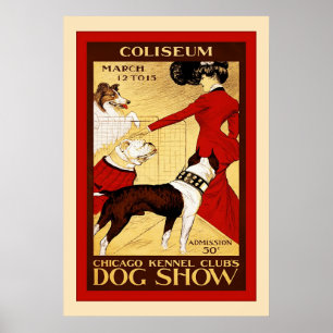 Chicago Kennel Club ~ Vintage Hundeschau Poster