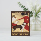 Chicago Kennel Club's Dog Show 1902 Postkarte (Stehend Vorderseite)