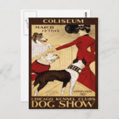 Chicago Kennel Club's Dog Show 1902 Postkarte (Vorne/Hinten)