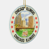 Chicago Keramik Ornament (Rechts)