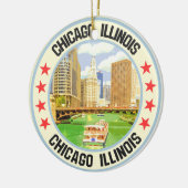 Chicago Keramik Ornament (Links)