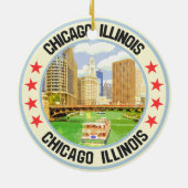 Chicago Keramik Ornament (Hinten)