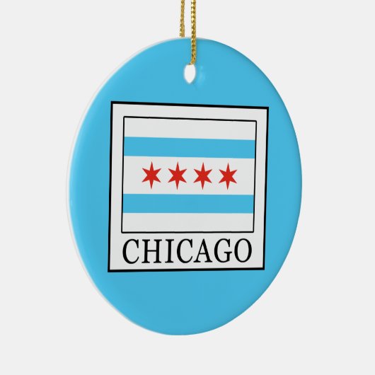 Chicago Keramik Ornament (Rechts)