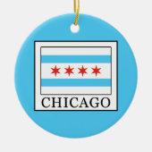 Chicago Keramik Ornament (Vorne)