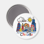 Chicago-KIDS-[Converted] Magnet (Vorderseite/Rückseite)