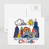 Chicago-KIDS-[Converted] Postkarte (Vorne/Hinten)