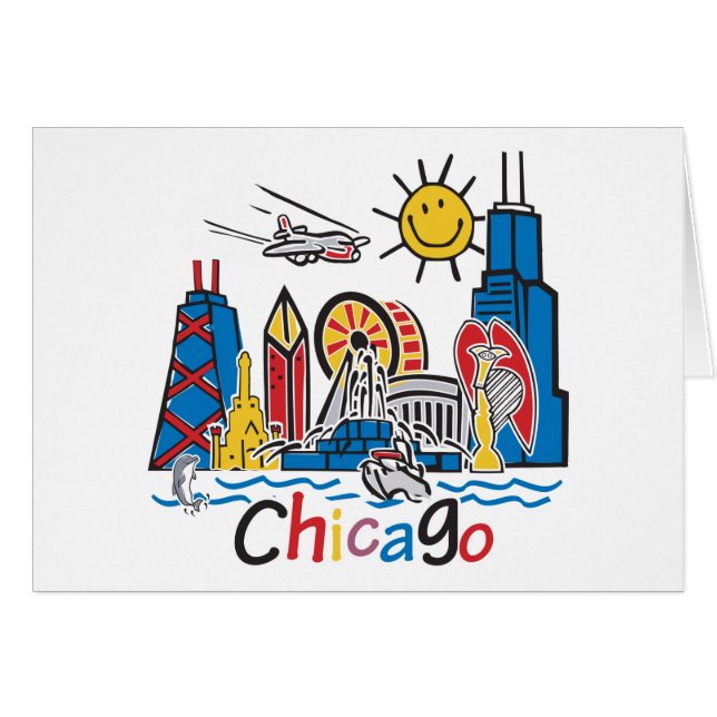 Chicago Kids Skyline (Vorderseite (Horizontal))