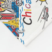 Chicago Kids Skyline Fleecedecke (Ecke)