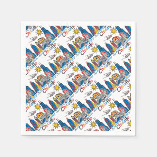 Chicago Kids Skyline Serviette