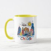 Chicago Kids Skyline Tasse (Links)