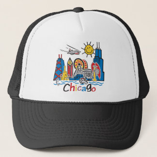 Chicago Kids Skyline Truckerkappe