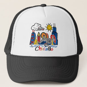 Chicago Kids Skyline Truckerkappe