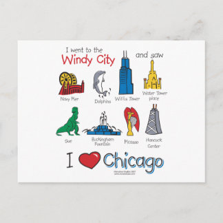Chicago - Kinder-Icons-NEW-[Co Postkarte