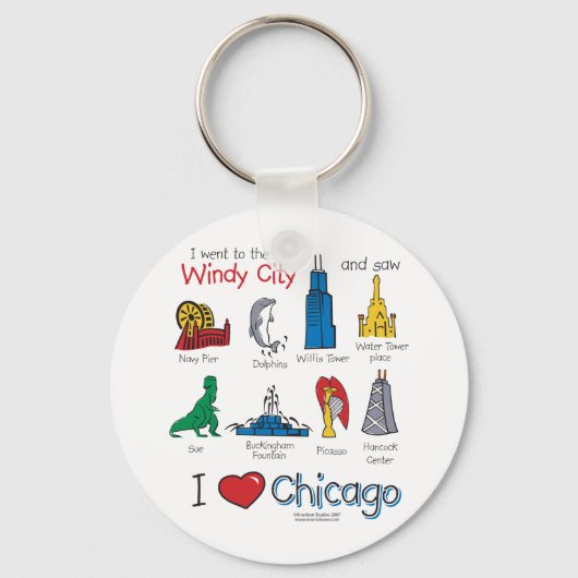 Chicago - Kinder-Icons-NEW-[Co Schlüsselanhänger (Vorderseite)