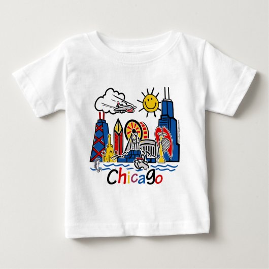 Chicago-KINDER [umgewandelt] Baby T-shirt (Vorderseite)