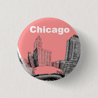 Chicago knöpft Vintages Button
