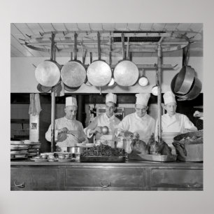 CHICAGO KOMMERZIELL KITCHEN 1943 POSTER