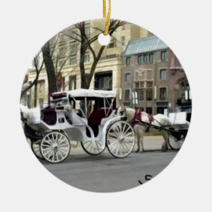 Chicago-Kutschenfahrt Keramikornament