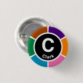 Chicago L Clark-Schleife Button (Vorne & Hinten)