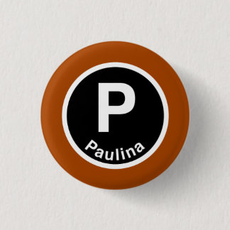 Chicago L Linie Paulinas Brown Button