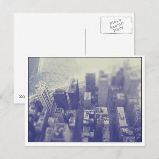 Chicago Lake Front Postkarte (Vorne/Hinten)