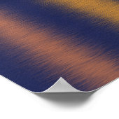 Chicago Lake Skyline bei Nacht Poster (Ecke)