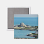 Chicago Lakefront Planetarium Foto Magnet (Vorderseite/Rückseite)