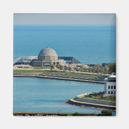 Chicago Lakefront Planetarium Foto Magnet