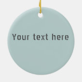 Chicago Latitude Longitude Personalisiert Keramik Ornament (Hinten)