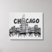 Chicago Leinwanddruck (Vorderseite)