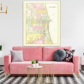 Chicago Leinwanddruck (Insitu (Wohnzimmer))