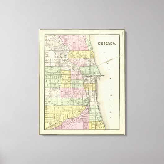 Chicago Leinwanddruck (Vorderseite)