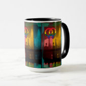 Chicago Lesbian Interest farbenfrohe Pride Gay Tasse (VorderseiteRechts)