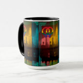 Chicago Lesbian Interest farbenfrohe Pride Gay Tasse (Vorderseite Links)
