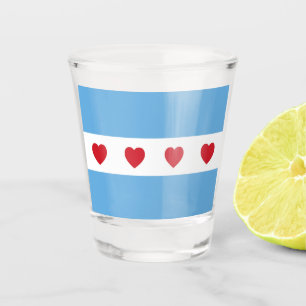 Chicago Liebe   Schnapsglas