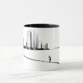 Chicago-Liebhaber-Vintage Tasse (Zentrum)