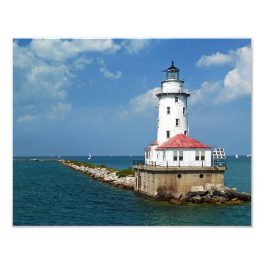 Chicago Lighthouse Fotodruck (Vorne)