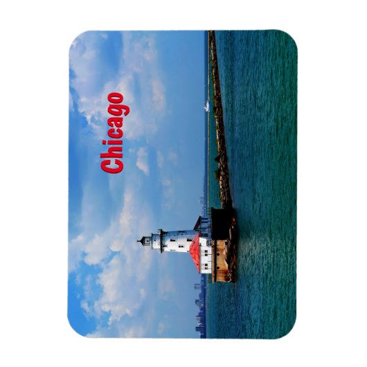 Chicago Lighthouse Magnet (Vertikal)