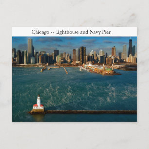 Chicago Lighthouse Postkarte