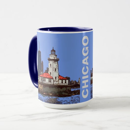 CHICAGO LIGHTHOUSE TASSE (Vorderseite Links)