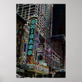 Chicago Lights Poster (Vorne)