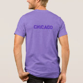 Chicago Lila Graphic T - Shirt (Rückseite)