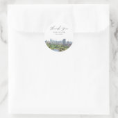 Chicago Lincoln Park Gastgeschenk Hochzeit Foto Vi Runder Aufkleber (Tasche)