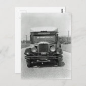 Chicago Loop City Bus Foto von 1920 Postkarte (Vorne/Hinten)