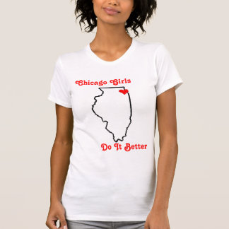 Chicago-Mädchen, verbessert es T-Shirt