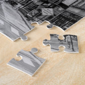Chicago Madison Street Grayscale Jigsaw Puzzle (Seite)
