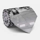 Chicago Madison Street Grayscale Krawatte (Gerollt)
