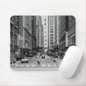 Chicago Madison Street Grayscale Mouse Pad Mousepad (Mit Mouse)