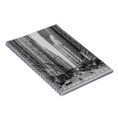 Chicago Madison Street Grayscale Notebook Notizblock (Rechte Seite)