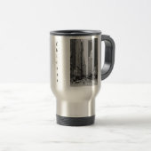 Chicago Madison Street Grayscale Travel Mug Reisebecher (VorderseiteRechts)